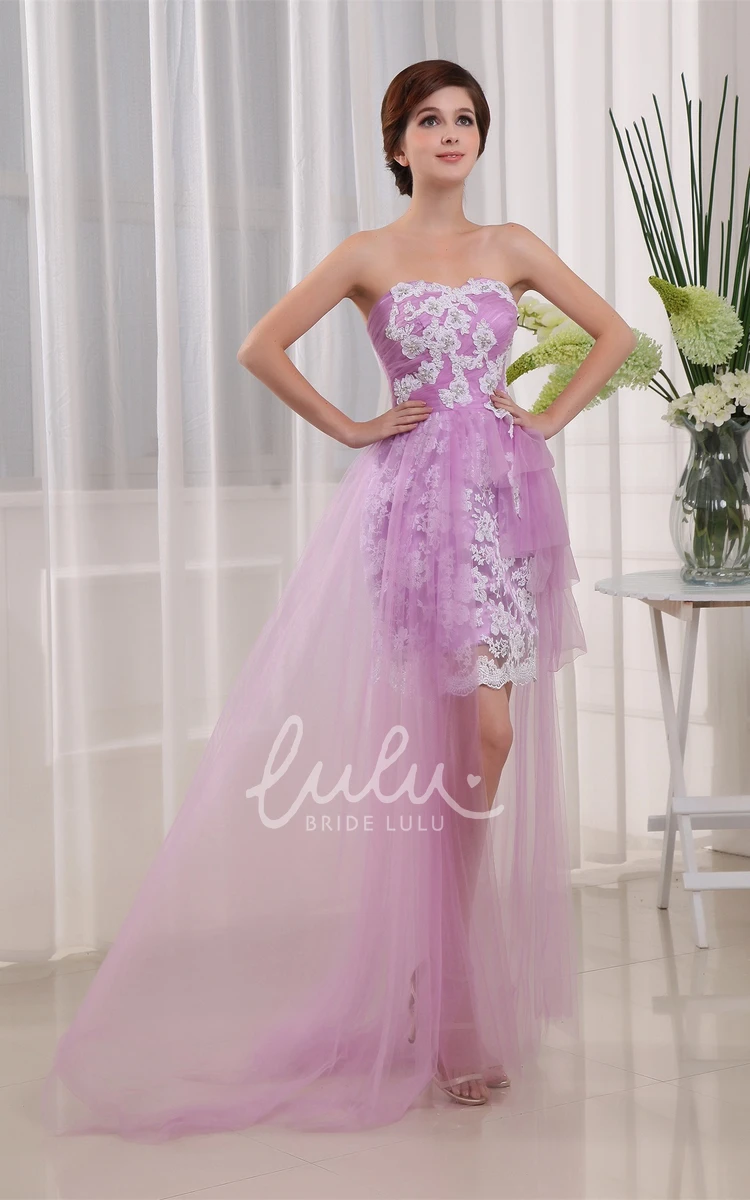 Sleeveless Fitted Short Tulle Dress with Elegant Appliques