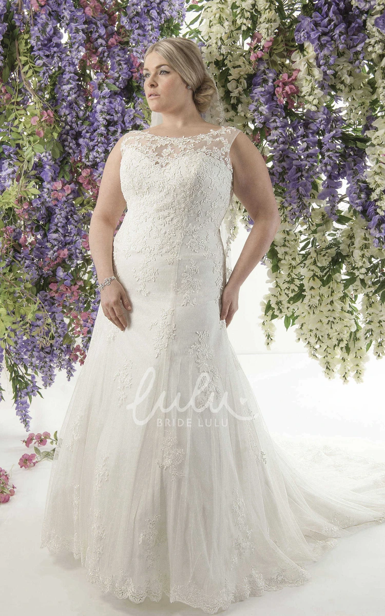 Sheath Lace Design Illusion Dress with Bateau-Neck for Bridesmaid
