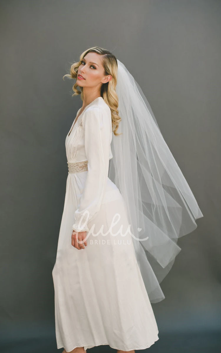 Double-layer Western Style Soft Tulle Wedding Veil