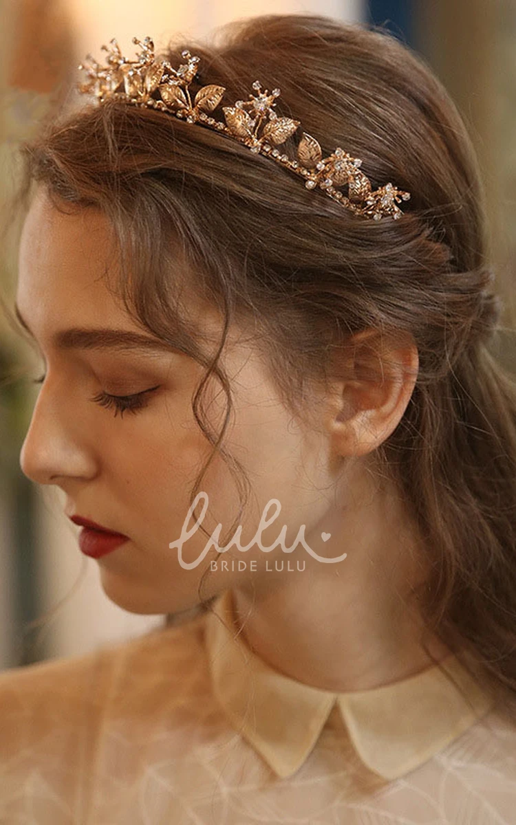 Elegant Alloy Headpieces in Floral Style