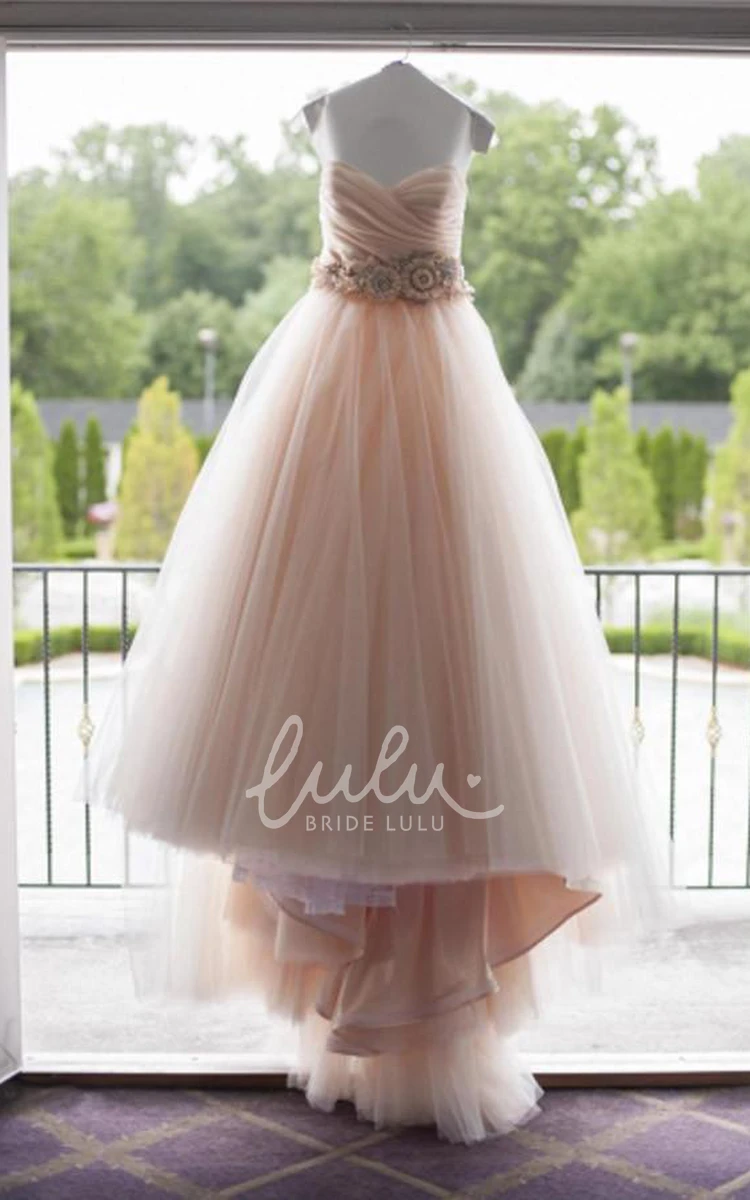 Tulle Sweetheart Ball Gown Wedding Dress