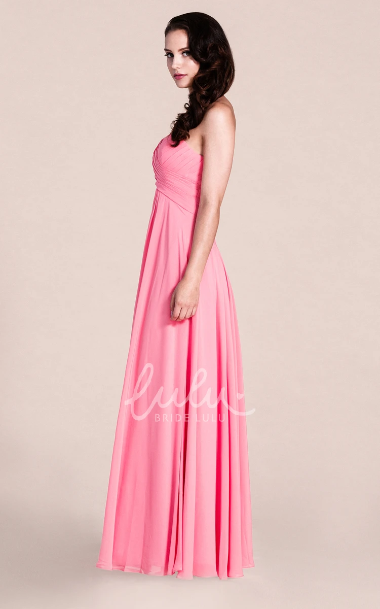 Long Sweetheart A-line Bridesmaid Dress Elegant & Unique