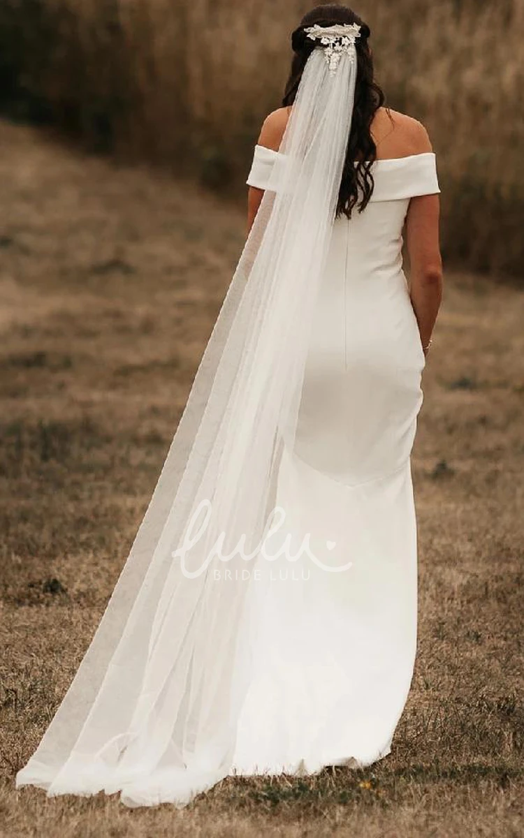 Sleeveless Satin Mermaid Casual Wedding Dress with Zipper Simple and Elegant