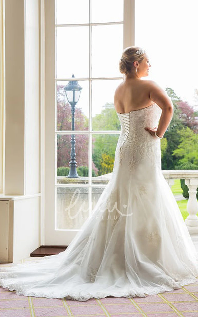 Lace Trumpet Wedding Dress with Removable Bolero and Sweetheart Neckline