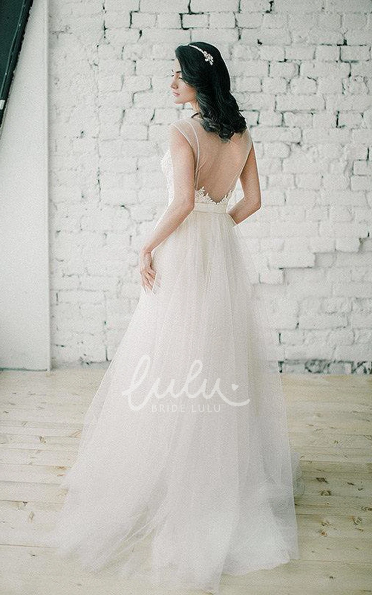 Romantic Lace Wedding Dress with Tulle by Belardi Weddings